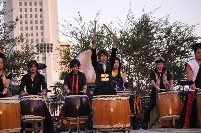 渋谷金王神社 桜まつりにて奉納演奏